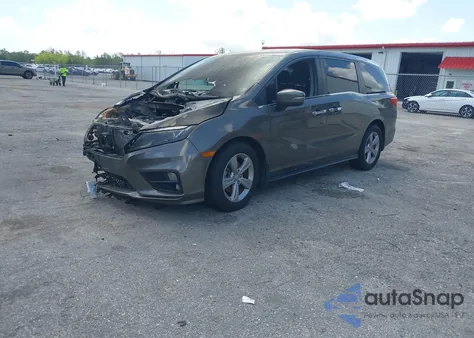 2020 Honda Odyssey Ex-L/Ex-L W/Navi Res from USA, damaged, VIN 5FNRL6H73LB019652